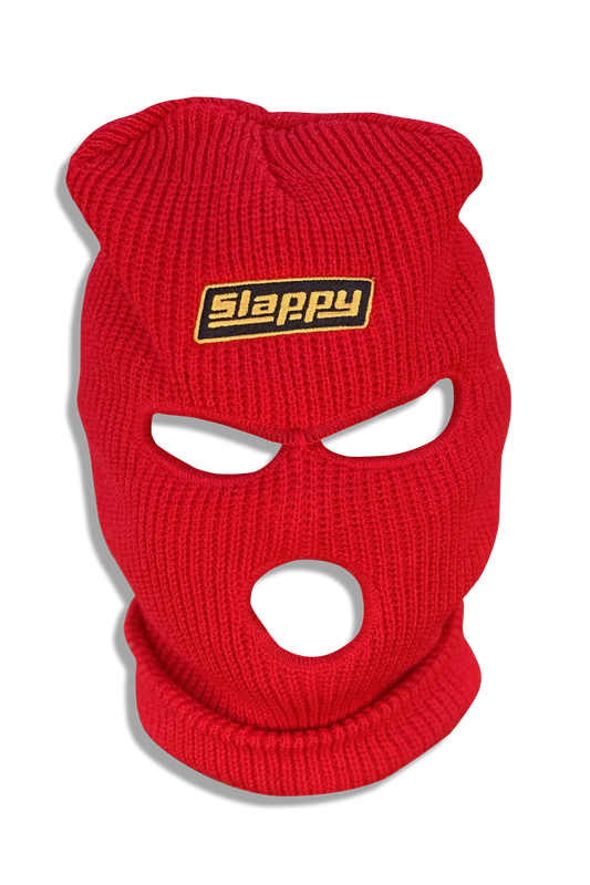 Mask Beanie - Red